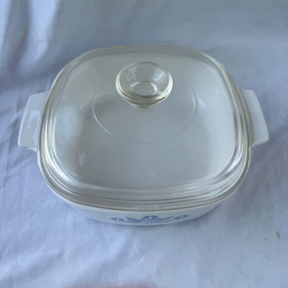 VTG CorningWare Blue Cornflower Casserole Dish Set of 3 with Lid P-10-B A-2-B - Picture 11 of 16